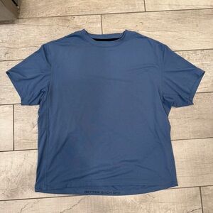 Lululemon Easy Set Short Sleeve Blue XL